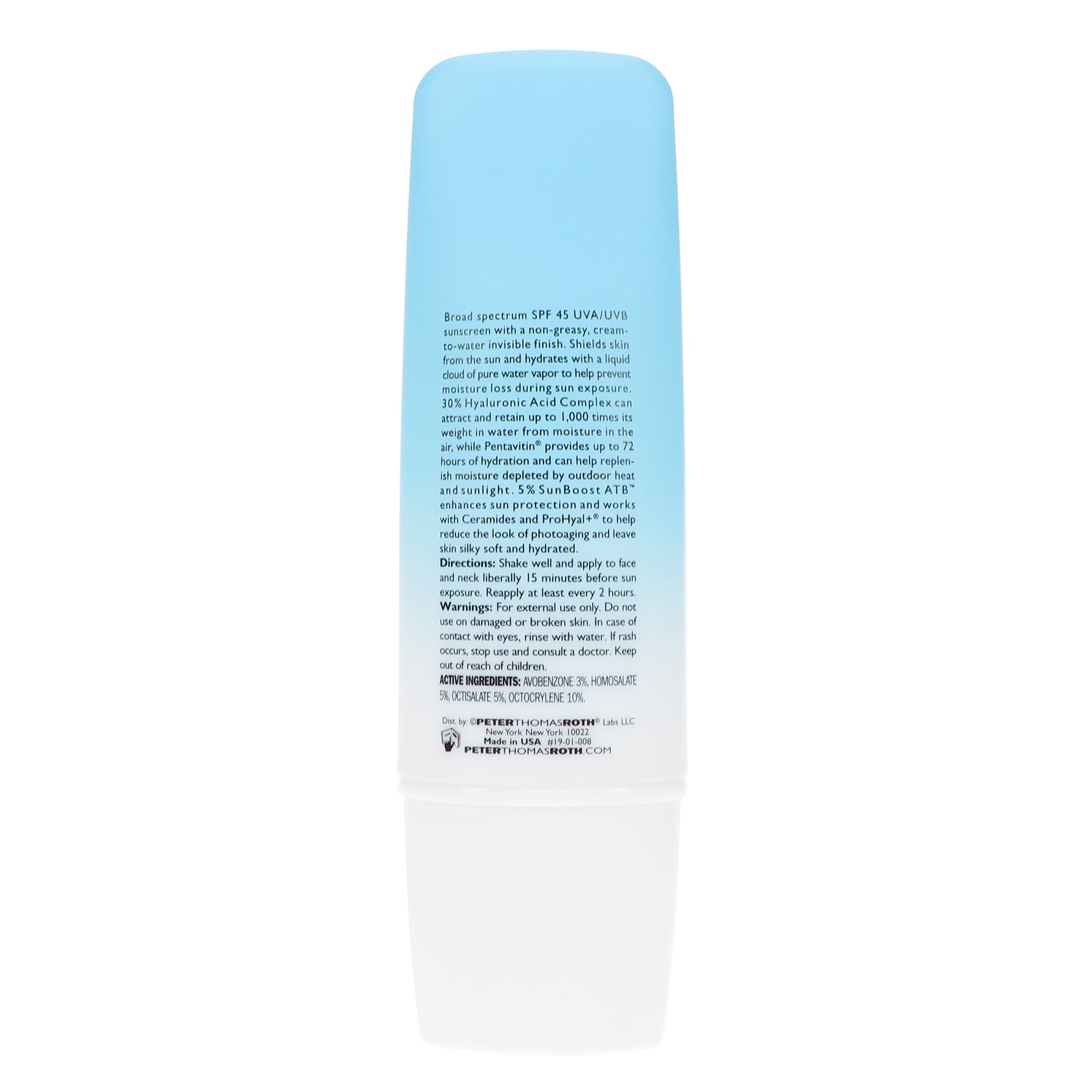 Peter Thomas Roth Water Drench Broad Spectrum SPF 45 Hyaluronic Moisturizer 1.7 oz
