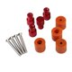 thumbnail image 3 of Piezas de niveción de impresora Juego de s de niveción de silicona con cama para Anet A8 A6 Ender-3 ender Reemp Soledad Impresoras 3d tuerca niveladora giratoria, 3 of 7