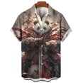 thumbnail image 3 of Nuevas camisas de animales para hombres, ropa con estampado 3D de panda y orco, camisas y blusas casuales de moda para hombres, ropa de hombre de alta calidad, 3 of 5