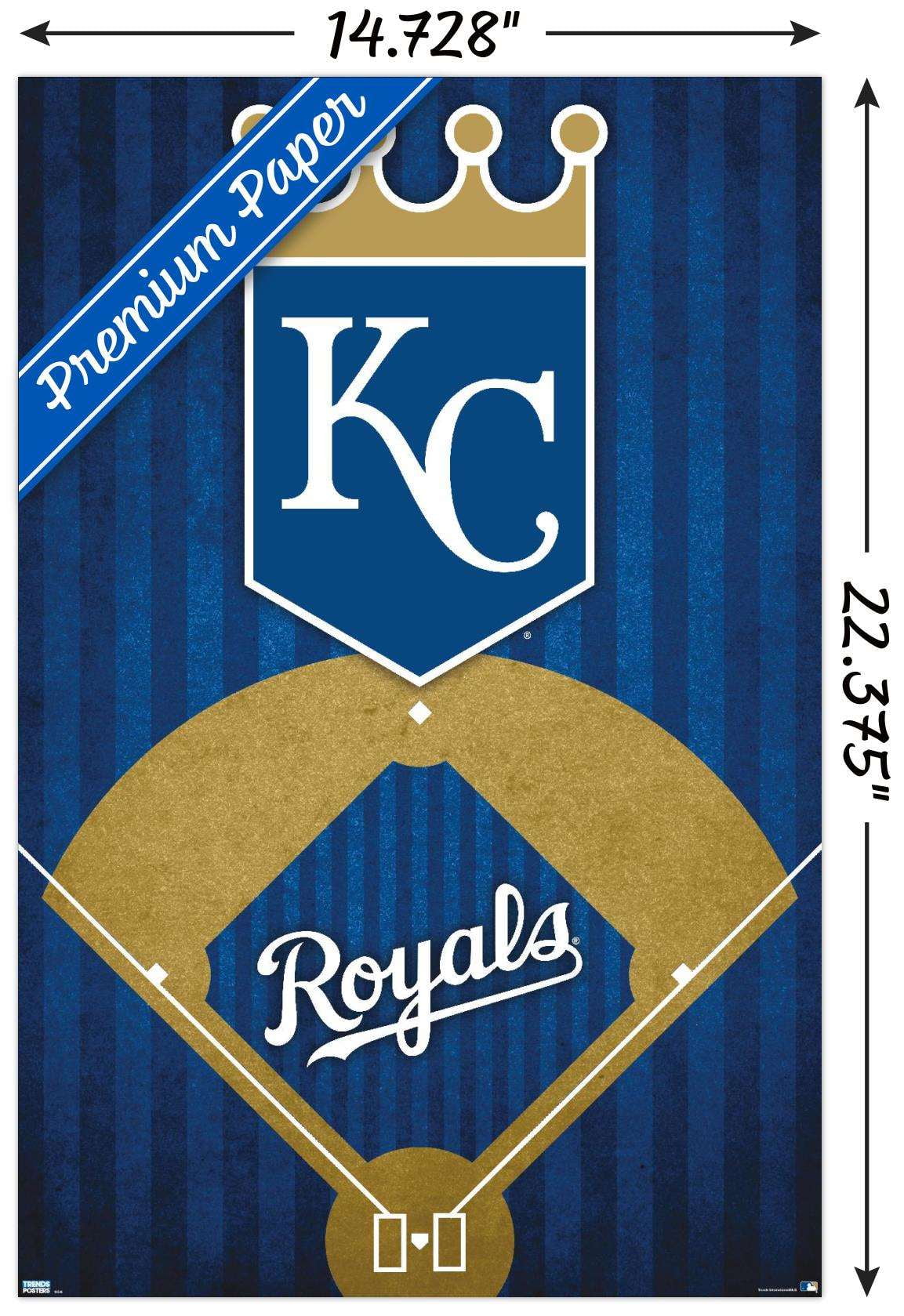 Kansas City Royals Official MLB Logo Poster - Costacos Sports
