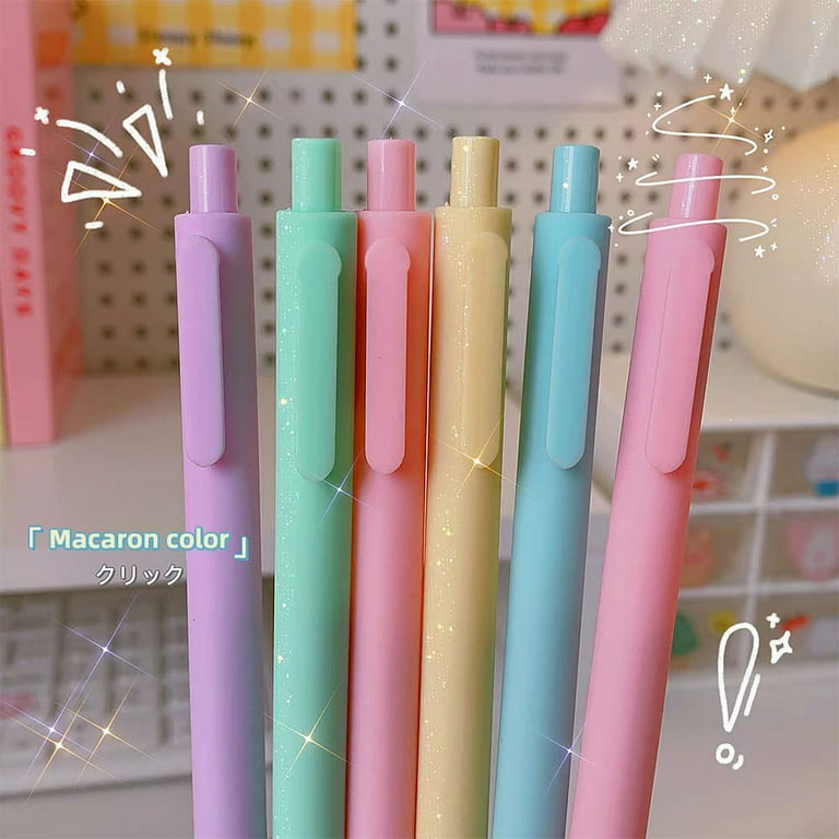 Macaroon Multicolor Gel Pens, Colorful Pens, Writing Supplies