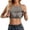 Light Gray, variant on Women's Padded Halter Cami Top Racerback Cotton Feel Cropped Casual Summer Sleeveless Tank, 1 Piece, One Size Plus Size Friendly