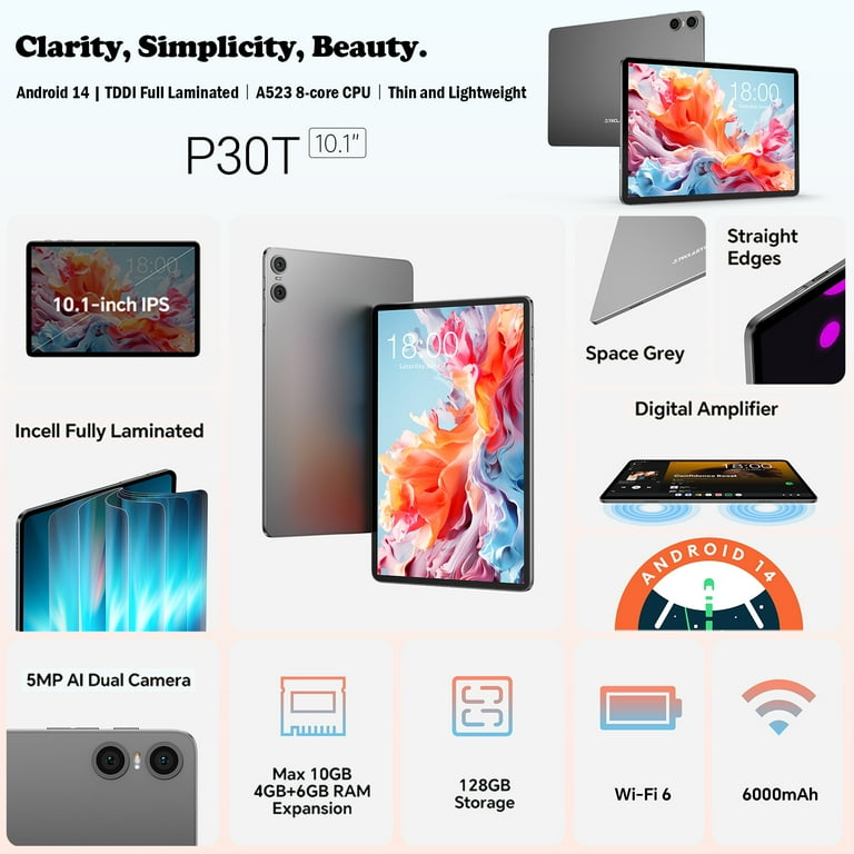 Teclast P30T: New tablet with Android 14 available for less than $100 -   News