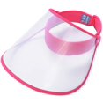 thumbnail image 3 of Unisex Candy Color Sun Visors Hats Plastic Clear UV Protection Cap, 3 of 4