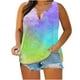 thumbnail image 1 of Blusa de chaleco sin mangas con cuello en V y estampado de tallas grandes suelta informal con estilo para mujer OAVQHLG3B Store lin121212, 1 of 5