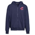 thumbnail image 2 of Men's Levelwear Navy Cleveland Indians Uphill Cooperstown Collection Core Logo Full-Zip Hoodie, 2 of 3