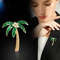 thumbnail image 1 of WREESH Vintage nostalgic Pearl Shell Coconuts Cactus Pineapple Pumpkin Wagon brooch, 1 of 4