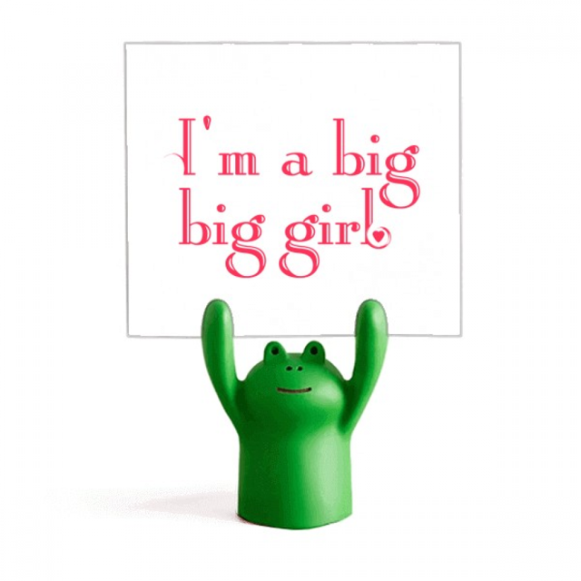 Big Big World Estante de notas, estante de ranas de animales de dibujos animados