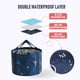 thumbnail image 2 of TFixol-Cubo plegable, lavabo portátil multiusos para remojar los pies, viajar y acampar, 2 of 8