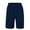 Navy Blue, variant on YYDGH Mens Casual Waffle Shorts Elastic Waist Drawstring Textured Summer Beach Shorts