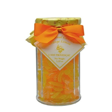 Mixed Citrus Fruit Old Fashion French Hard Candy L'Ami Provencal Hard Candy 5.3oz