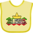 thumbnail image 3 of Inktastic 50% Mexican 100% Awesome Boys or Girls Baby Bib, 3 of 4