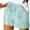 Blue, variant on Dvprdro Womens Summer Casual Shorts Fashion Gradient Drawstring Beach Shorts with Pockets