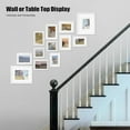 thumbnail image 3 of Picture Frame Set 12 Pack, Picture Frames Collage Wall Decor with Two 8x10, Four 5x7, Four 4x6, Two 4x4, Photo Frames for Wall and Tabletop, Made of Solid Wood, Covered by Plexiglass, White, 3 of 15