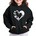 thumbnail image 2 of Boys Hooded Sweatshirt Fleece Pullover Hoodies Long Sleeve Warm Hoodie Sweatshirts with Pocket for Kids Kids Hooded Sweatshirt, 2 of 4