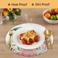 thumbnail image 4 of Turtle Coastal Round 15 Inch Placemats Set of 8, Nautical Summer Beach Coral Seahorse Jellyfish HeatResistant Non Slip Place Mats for Dining Table, Wipeable Kitchen Table Mats for Housewarming, 4 of 9
