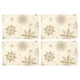 thumbnail image 2 of Decoraciones navideñas, adornos navideños, regalos navideños. Manteles individuales navideños de 4 piezas, 30x45 cm, manteles de mesa con copos de nieve invernales para fiestas, decoración de cocina y, 2 of 6