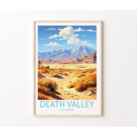 POSTER Death Valley National Park Print Wall Art, Death Valley Poster, Death Valley California National Park Wall Art, Travel Gift-UNFRAMED