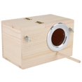 thumbnail image 1 of Caja De Cría De Pájaros, Casa De Pájaros De 12x12x19,5 Cm, Accesorios Para Mascotas Para Patio Al Aire Libre Y Hogar Amonsee Otros, 1 of 8