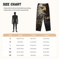 thumbnail image 3 of Balery Noble Style Bald Eagle Pantalones de pijama para mujer, pijamas ultraligeros, pantalones de estar por casa-X-Large, 3 of 6