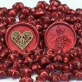 thumbnail image 3 of JShteea 100x Star Retro Sealing Wax Bead Fire Painting Grano para Sello (rojo Vino), 3 of 9