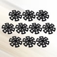 thumbnail image 1 of GAXIRE Protecteurs de Bâtons de Randonnée 10 Pcs Support Supplémentaire en Caoutchouc Noir pour Randonnée, 1 of 7