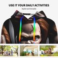 thumbnail image 2 of Sigee Chucky T for Women's Pullover Hoodie Sweatshirts Adult Casual Long Sleeve Sweatshirts ,Sizes S-2XL,Large, 2 of 6