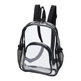 thumbnail image 1 of Transparent PVC Student Backpack Large Capacity Sports Knapsack for Women Men, 1 of 10