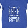 thumbnail image 4 of Inktastic Free- Now and Always- Juneteenth 6-19-1865 Boys or Girls Baby Bodysuit, 4 of 5