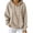Brown, variant on Women's Striped Hooded Sweatshirt Long Sleeve Drawstring Oversized Hoodies with Kangaroo Pocket Loose Fit Dressy Casual Pullover Tops XXL