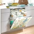 thumbnail image 2 of Yayeee Magnetic Dishwasher Cover for The Front Decoration Home Kitchen Machine Sticker Protector, Colorful Wildflowers, 2 of 6