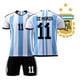thumbnail image 3 of Samsung Campeón Argentina Local No. 10 Messi No. 11 Di María Jersey 2223 Copa Mundial Fútbol Entrenamiento, 3 of 5