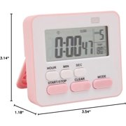 YMWVH 4-Piece Multi-Function Electronic Timer, Learning Management, Suitable for Kitchen, Study, Work, Exercise Training, Outdoor Activities
