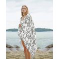 thumbnail image 2 of Farmhouse Flowers Beach Towels Oversized Super Absorbent, Pastoral Vintage Leaf Spring Summer Lightweight Bath Towel Quick Dry Sets For Bathroom/Pool/Rv Camping/Beach Play/Gym Room/Picnic 30"x60", 2 of 8