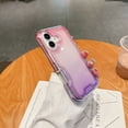 thumbnail image 5 of Hybrid Rubber for iPhone 16 Plus Case, Heavy Duty Protection Hard PC Cover+Soft Silicone Sturdy Reinforced Non Yellowing Bumper  Wireless Charging Phone Case For iPhone 16 Plus,Pink+Purple, 5 of 10
