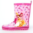 thumbnail image 1 of Nuevas botas de lluvia de moda para niños de Disney, botas de estudiante de goma natural para coche, zapatos de agua antideslizantes, tamaño 23-3625, plantilla de 17,5 cm Gao Jinjia LED, 1 of 2