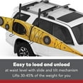 thumbnail image 2 of Yakima ShowDown Load Assist Kayak and SUP Rooftop Car Rack, Black, 2 of 9