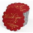 thumbnail image 4 of Inkdotpot Thank You For Celebrating With Me Birthday Bottle Tag Real Gold Foil Favor Hang Tags Pack Of 50, 4 of 6