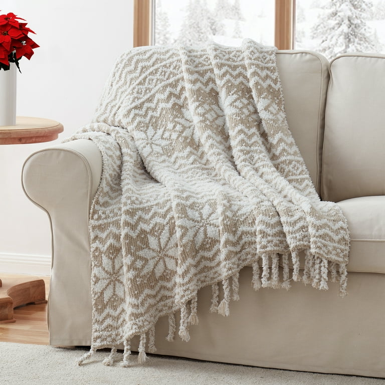 My Texas House Aspen Chenille Throw 50 x 60