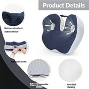 Clearance! Cushion Lab Seat Cushion, Relieves Back Sciatica Pain Tailbone Pain Coccyx Degenerating Disc Orthopedic Osteoarthritis Prostate Cushion - Memory Foam Comfort Ischial Tuberosity Pillow