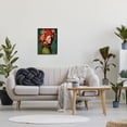 thumbnail image 3 of Stupell Industries Woman with Peonies Portrait Botanical & Floral Painting Black Framed Art Print Wall Art, 16 x 20, 3 of 9