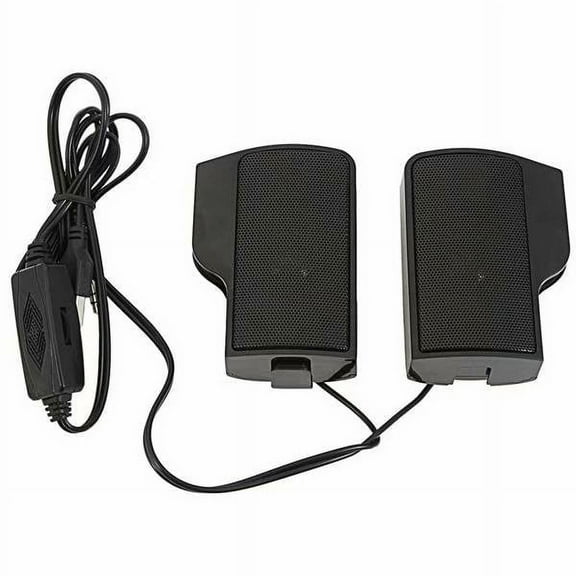 Portable Mini Computer Clip-On Speaker, Compact USB Powered Wired Laptop Stereo Multimedia Soundbar for Notebook Laptop Computer PC Desktop Tablets