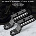 thumbnail image 4 of Bicycle Conversion Bracket High Strength Corrosion Resistant Anti-shake Design Polished Surface Bike Conversion Bracket Handlebar Extension Rack Bike Supplies, 4 of 7