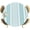 Blue, Aqua, variant on Round Fitted Tablecloths with Elastic Edge Gradient Red Stripes Line Oil-Proof Waterproof Wipeable Table Cover for Kitchen Dining Party Decor Modern Minimalist Striped Table Clothes,36" - 44"