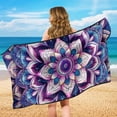 thumbnail image 4 of XYZCANDO Pink Mandala Car Seat Towel Cars Drying Towels & Seats Protectors for Gym Workout Running Swimming Beach and Hiking Non Slip Backing Sweatproof Cushion Protector, 4 of 7