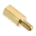 thumbnail image 4 of Uxcell Brass M2.5 8mm+5mm Male-Female Hex Standoff 20 Pack, 4 of 5