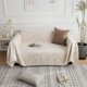 thumbnail image 1 of Nvzi Couch Cover Chenille Sofa Covers Sofa Towel Cover for Living Room Sofa Easy Fit Washable Furniture Sofa Protector 70.87*141.73inch (Beige), 1 of 4