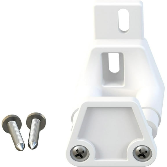 Adjustable Wall Mount Guide Set for Sliding Doors, White by Stone Harbor Hardware