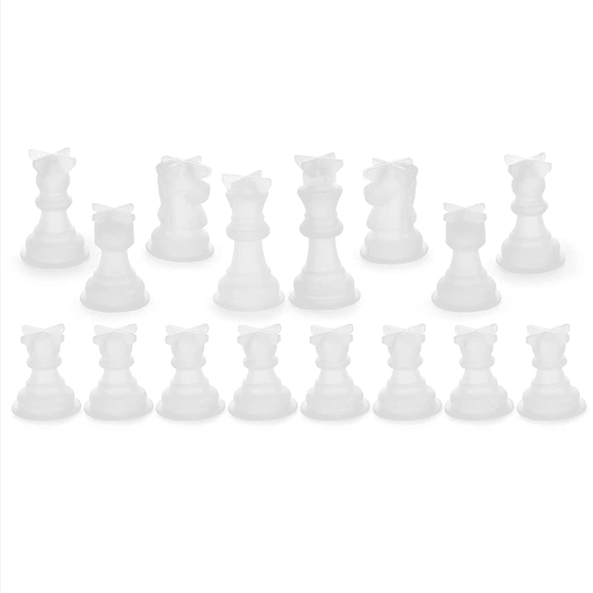 5 set Chess Mold for Resin Silicone Chess Resin Mold Chess Crystal Epoxy Casting for DIY Crafts Making