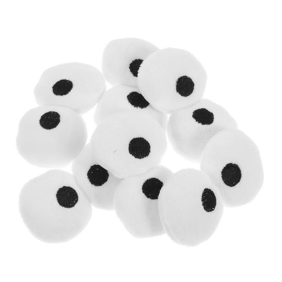 ELAYARD Cute Stuffed Eyes Plush Toy Eyes Short Plush Material 6 Pairs